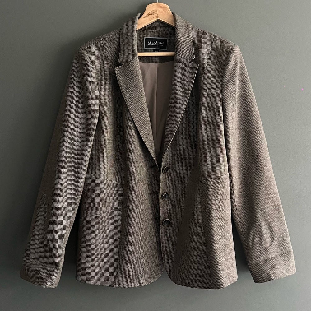 Le Chateau Blazer Structured Notched Lapel